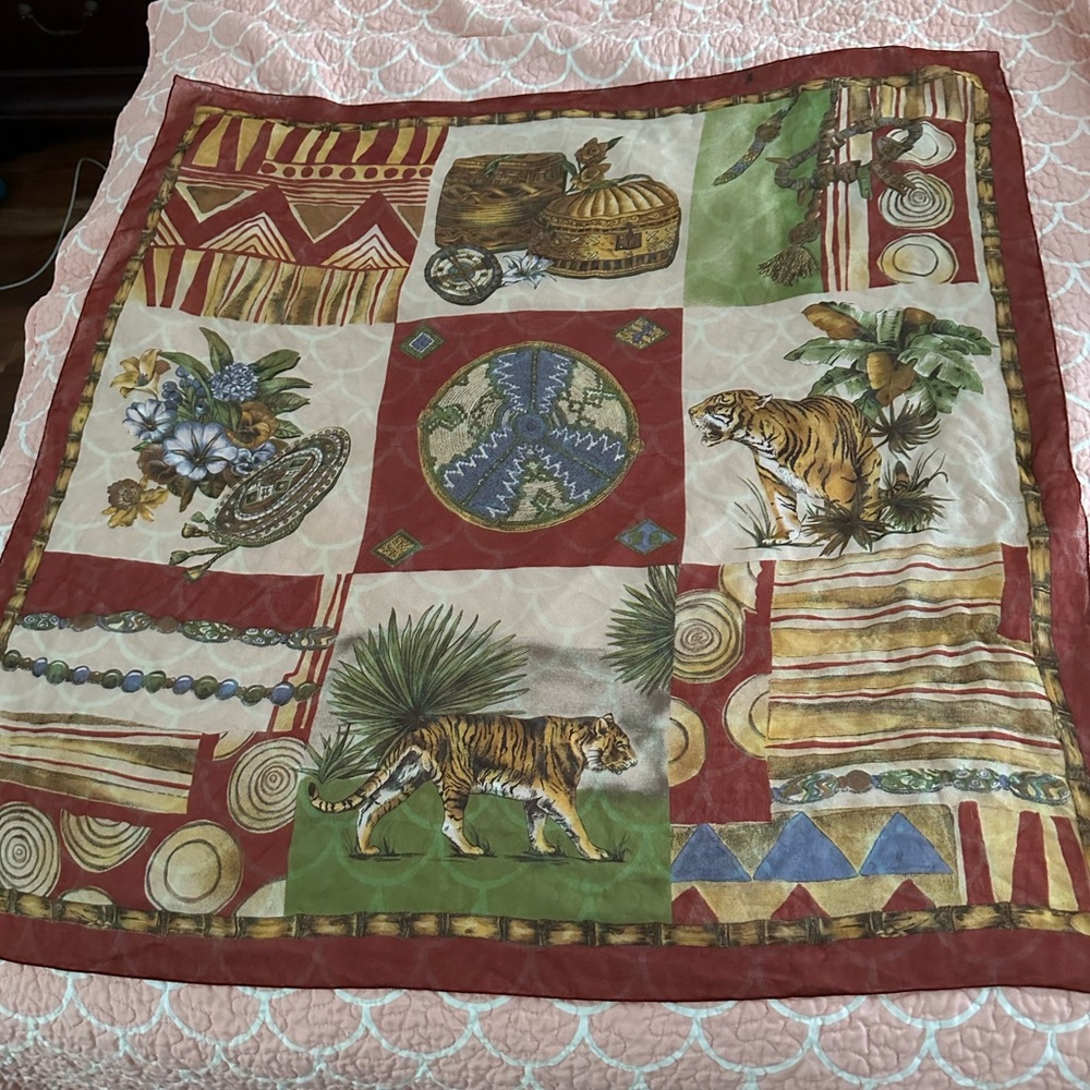 Large African Serengeti vibe scarf